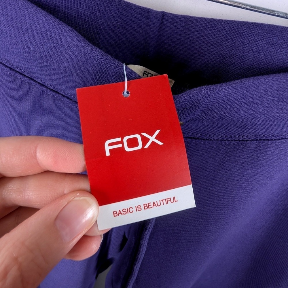 Fox Unisex Live Purple Drawstring Jogger Sweatpants Long Size 3 LW15-6100 NEW - Picture 6 of 8